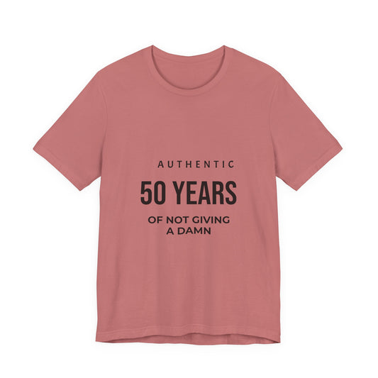 50 Years of Not Giving a Damn Tee