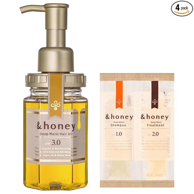 [Genuine Product] &honey Deep Moist Hair Oil 100mL/ 3.38 Oz