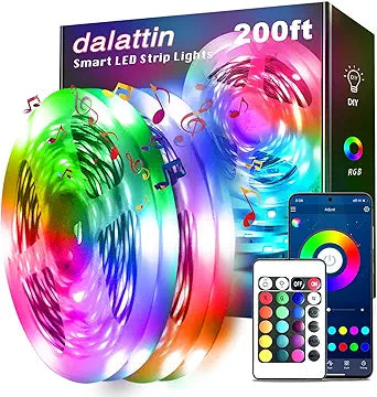 dalattin Led Strip Lights 200ft (2 Rolls of 100ft