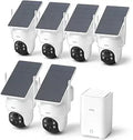 aosu D1 Classic 6-Cam Kit, Security Cameras Wireless Outdoor,