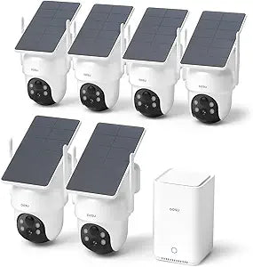 aosu D1 Classic 6-Cam Kit, Security Cameras Wireless Outdoor,